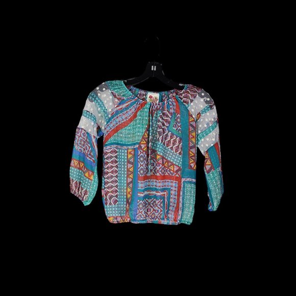 Kiddo Girls Multicolor Blouse - Picture 2 of 11